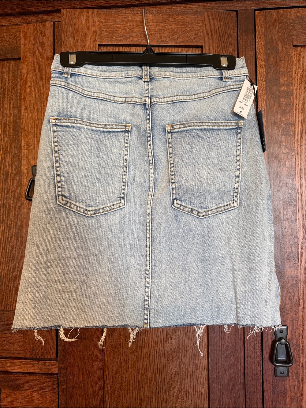 NWT Wilfred Free Tanit Denim Skirt in Light Vintage Blue - Picture 5 of 6